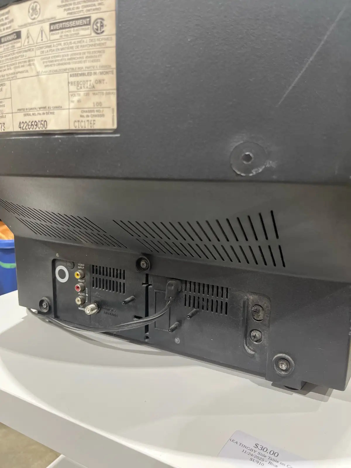 Vintage GE TV