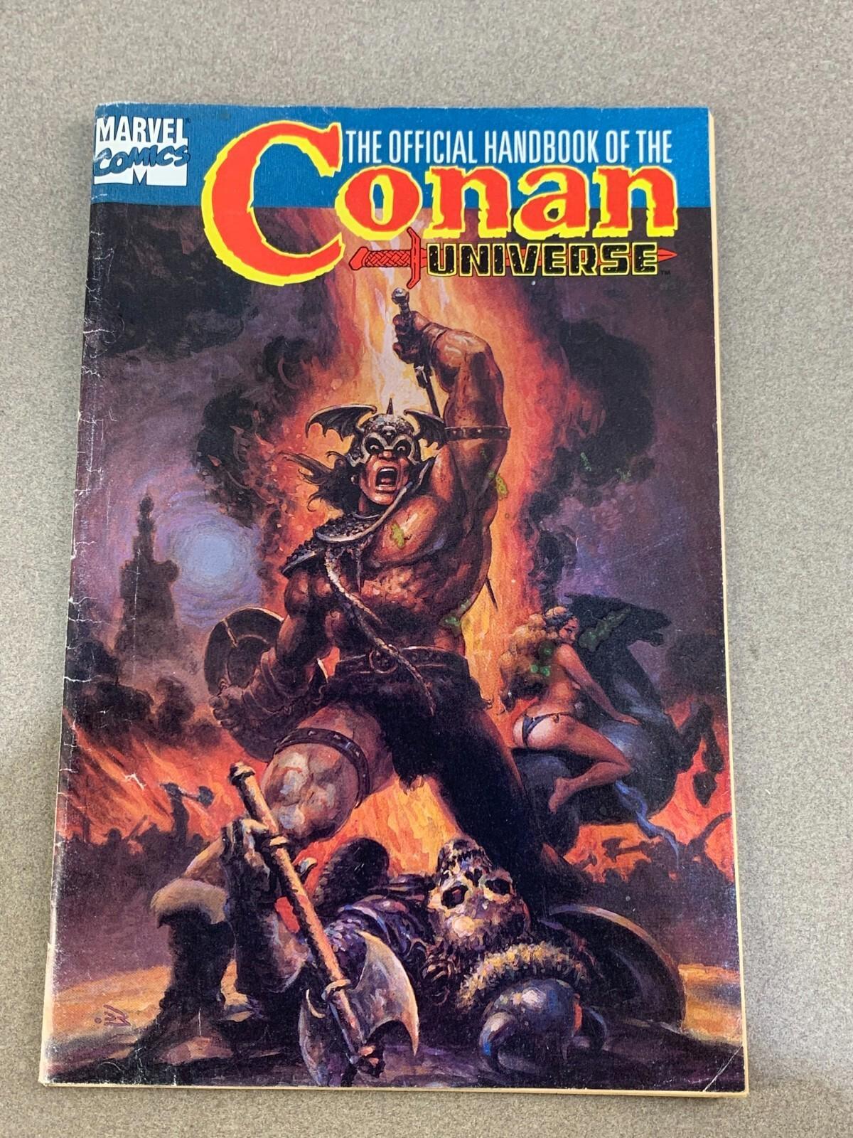 Official Handbook of the Conan Universe 1 Variant Comic REH Barbarian Ernie Chan