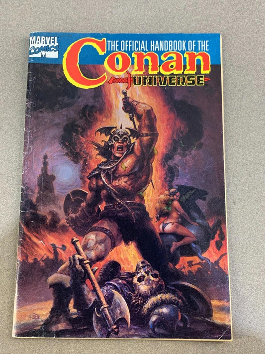 Official Handbook of the Conan Universe 1 Variant Comic REH Barbarian Ernie Chan