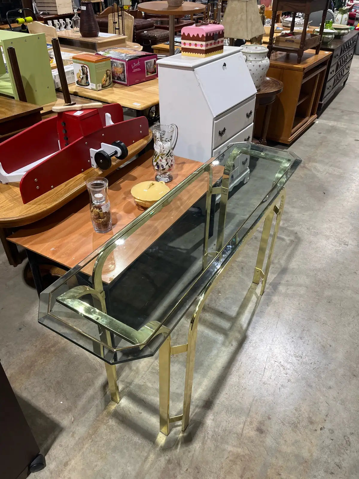 Glass Console Table