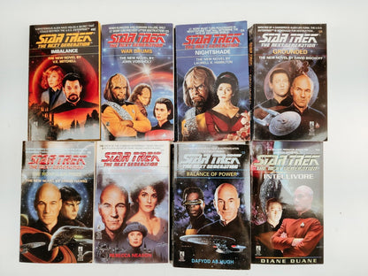 Star Trek The Next Generation Lot of 20 Paperback Books 1980s-1990s