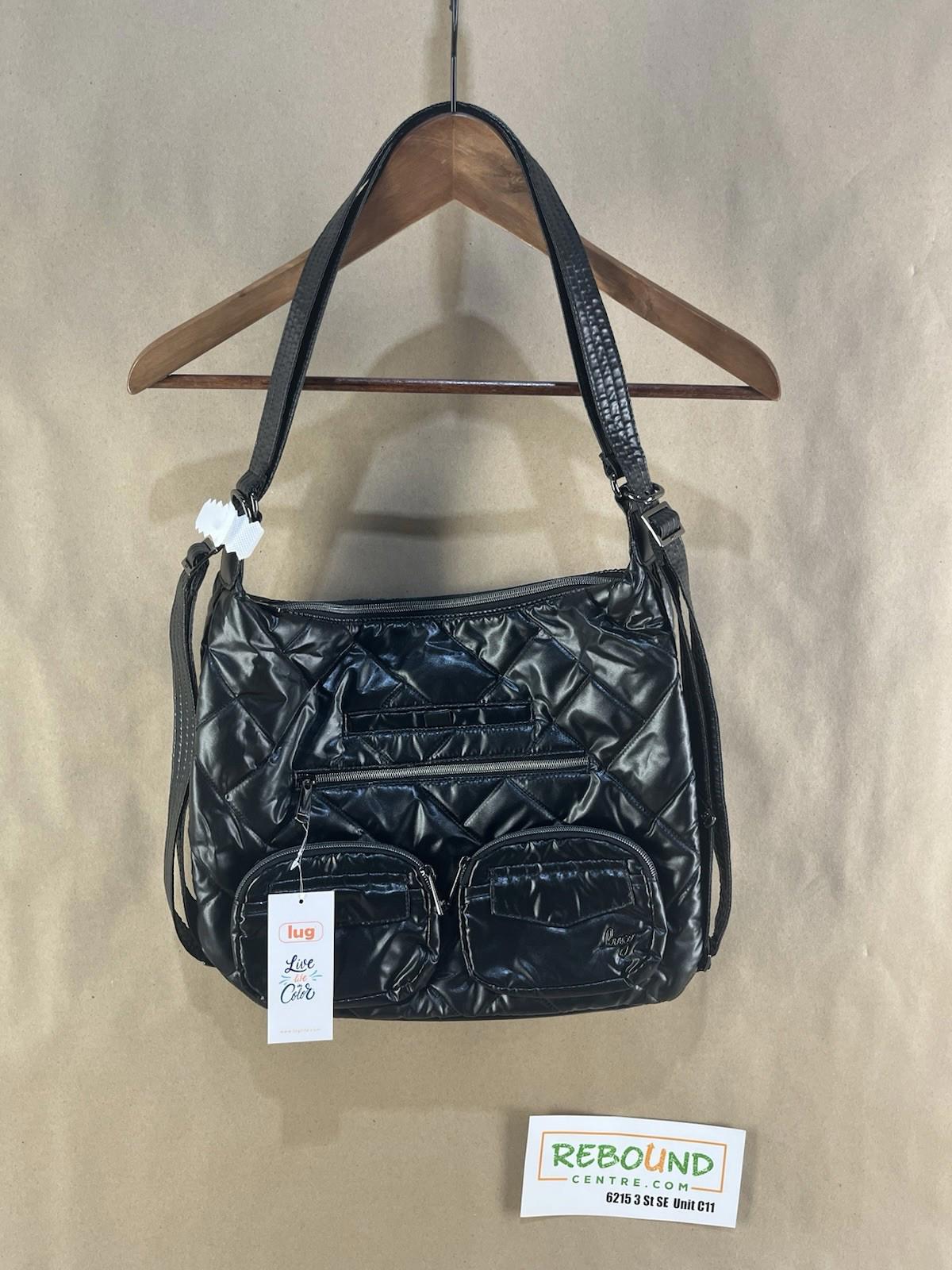 NWT LugLife Black Tote Shoulder Bag