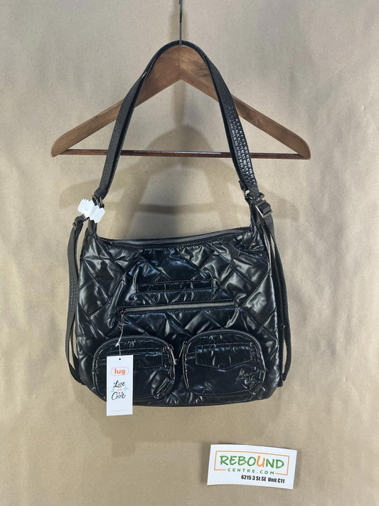NWT LugLife Black Tote Shoulder Bag