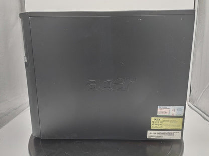 Acer Aspire M1640 Windows 7 PC Pentium 2GHz 2GB RAM 320GB HDD Black Works Tested