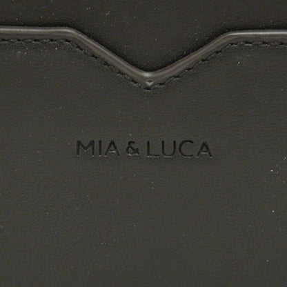 Mia & Luca Black and Snake Small Purse