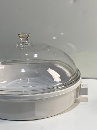 Princess House Nouveau Large Skillet & Lid, White