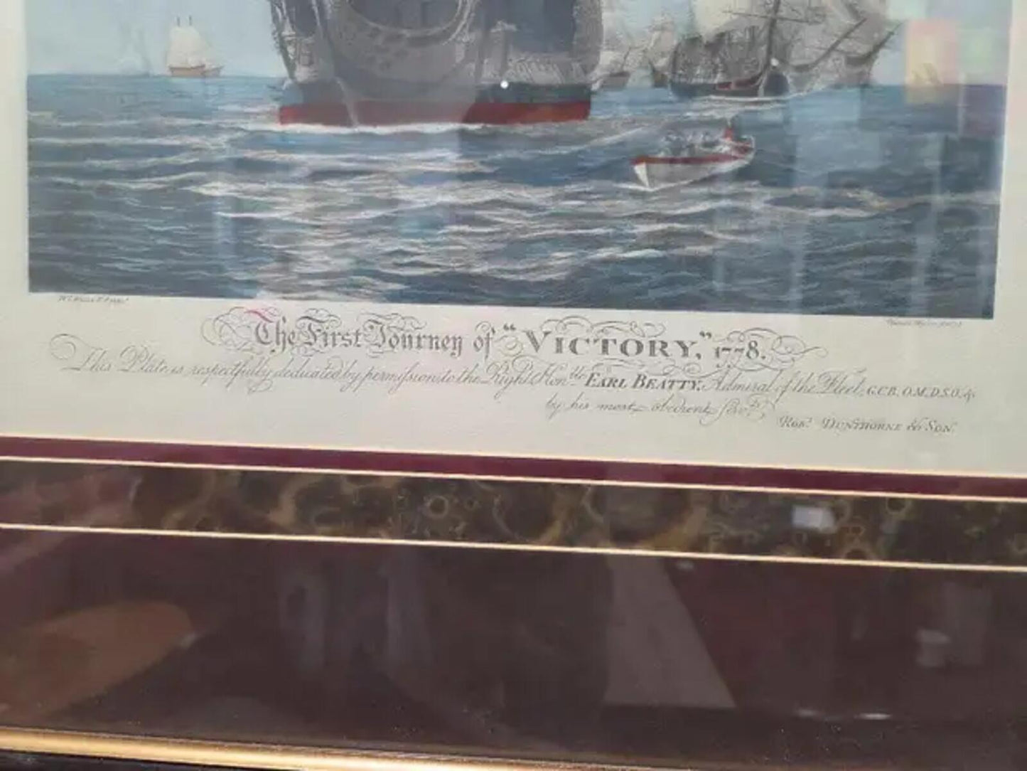 First Journey of Victory 1778 Print