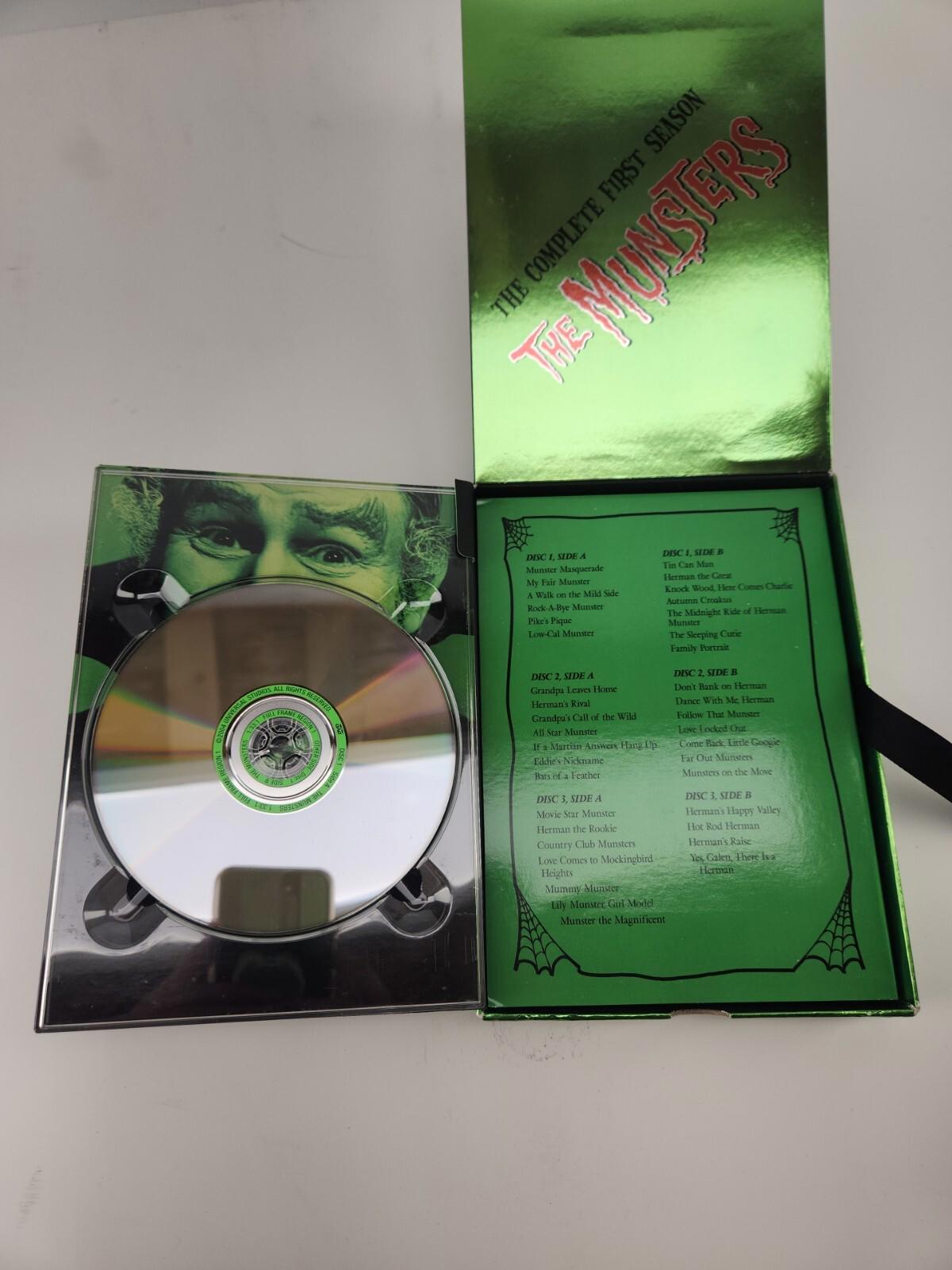 The Munsters - The Complete First Season (DVD, 2004, 3-Disc Set)