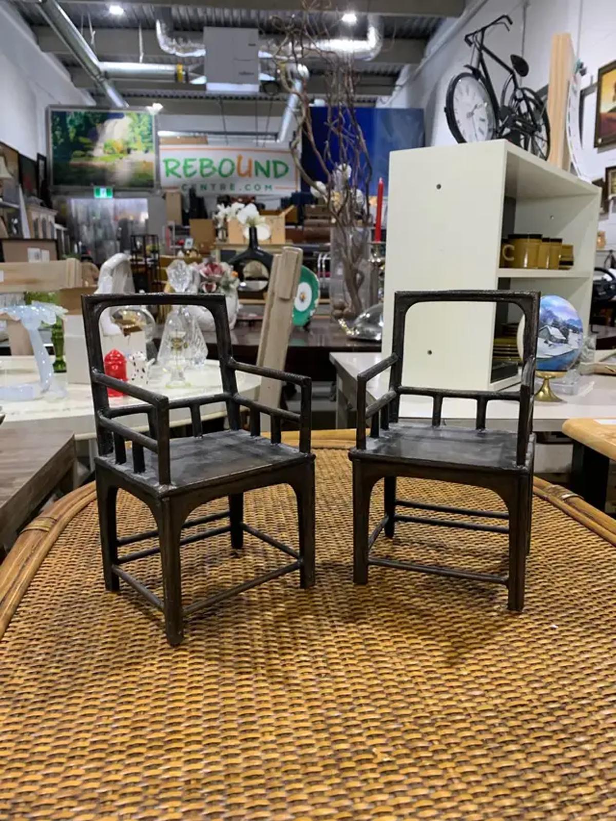 Iron Miniature Chairs
