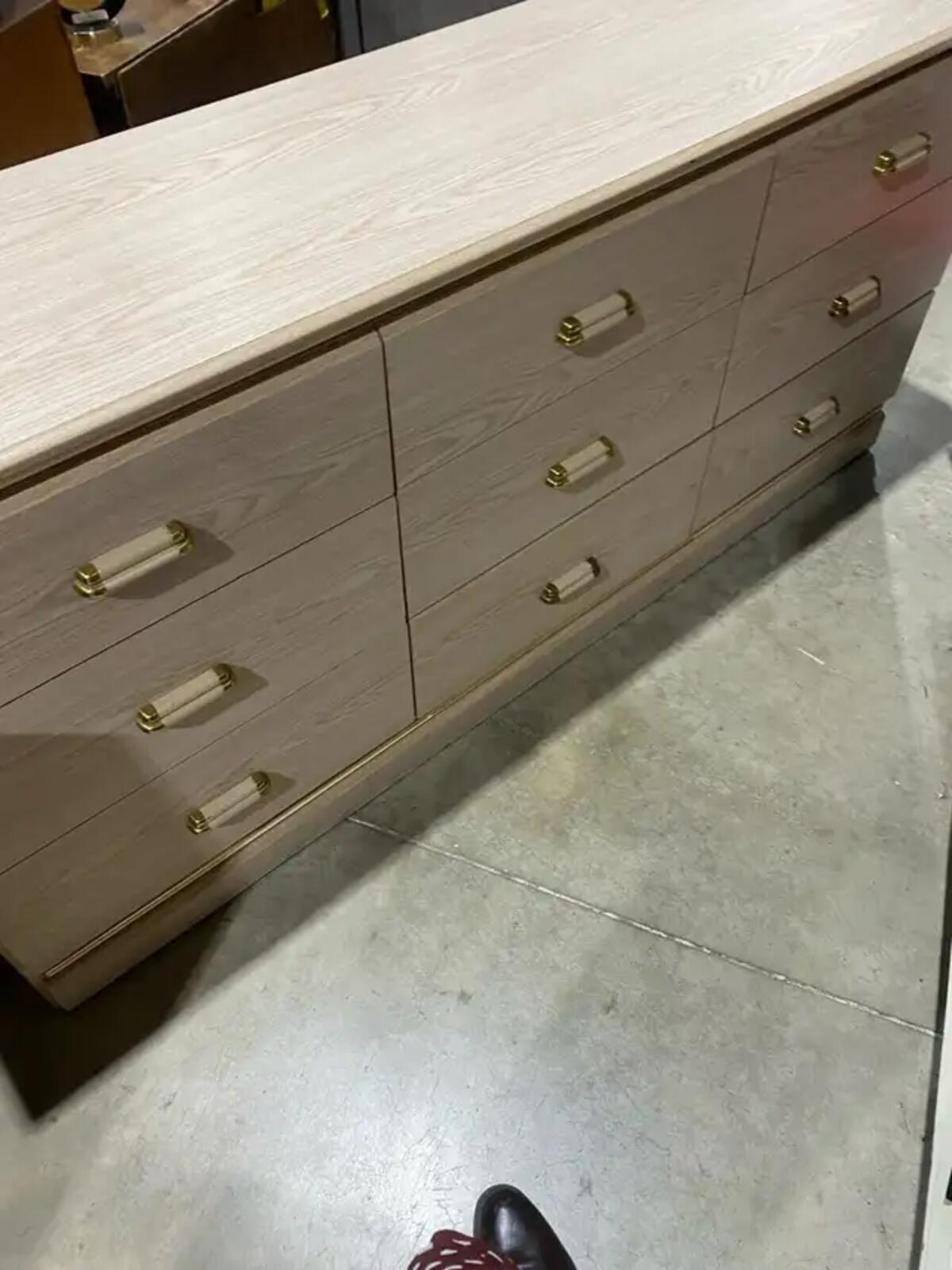 Oak Dresser with Nightstand