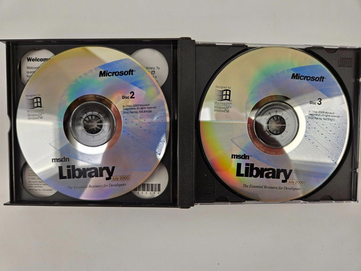 Microsoft MSDN Library July 2000 Complete 3-CD Set