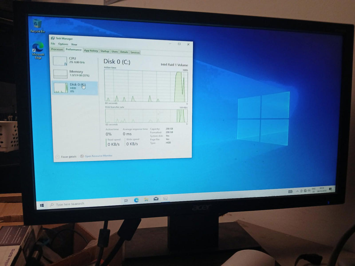 DELL SFF Desktop Computer i5-4570 2.9 GHz 4GB RAM 300GB HDD Win10