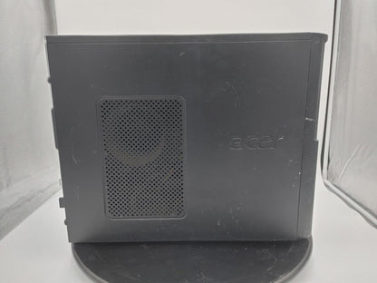 Acer Aspire M1640 Windows 7 PC Pentium 2GHz 2GB RAM 320GB HDD Black Works Tested