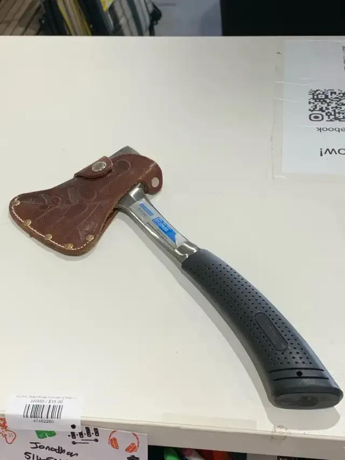 Mastercraft Axe and Design Leather Sheath