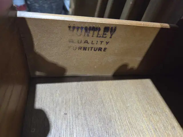 Vintage Wooden Huntley Dresser