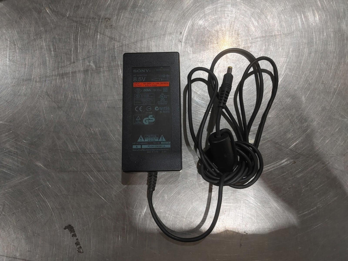 BON ÉTAT Adaptateur secteur Sony PlayStation 2 8,5 V Testé et fonctionnel Noir