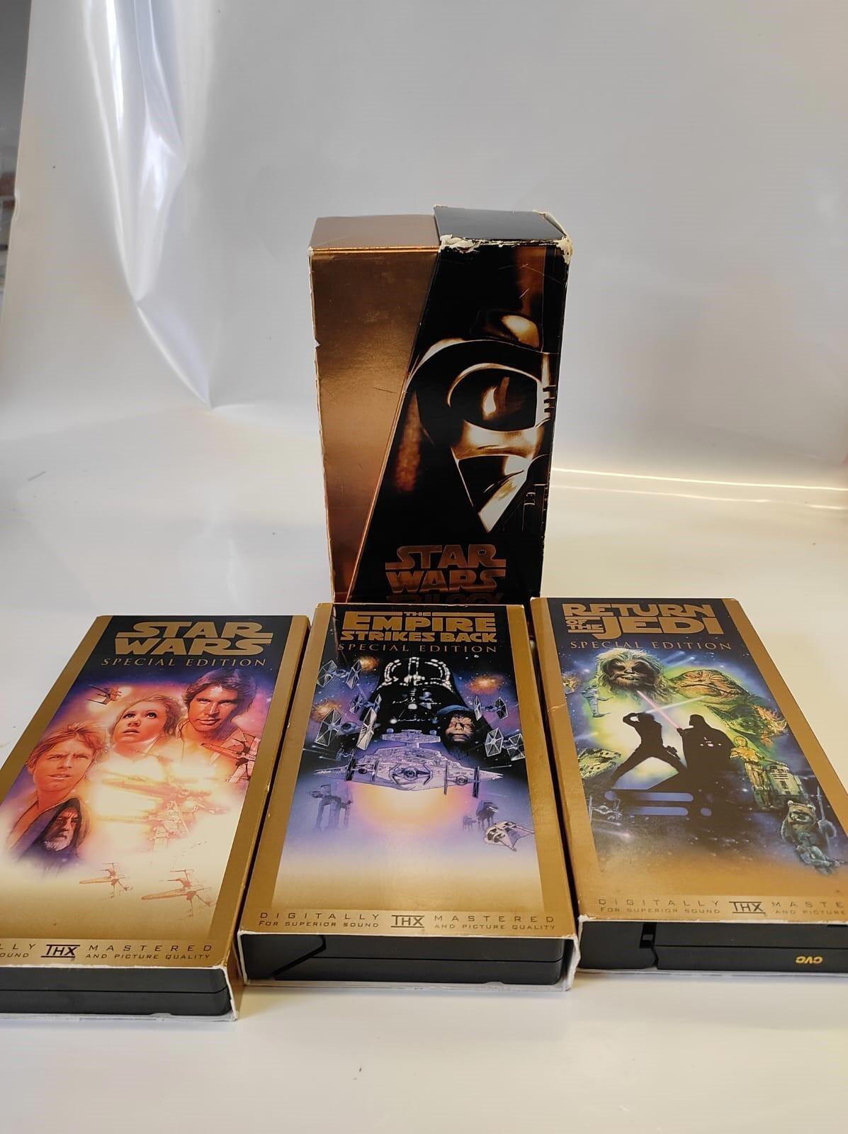 Star Wars Trilogy VHS, 1997, Spec Ed, Attack of the Clones & The Phantom Menace