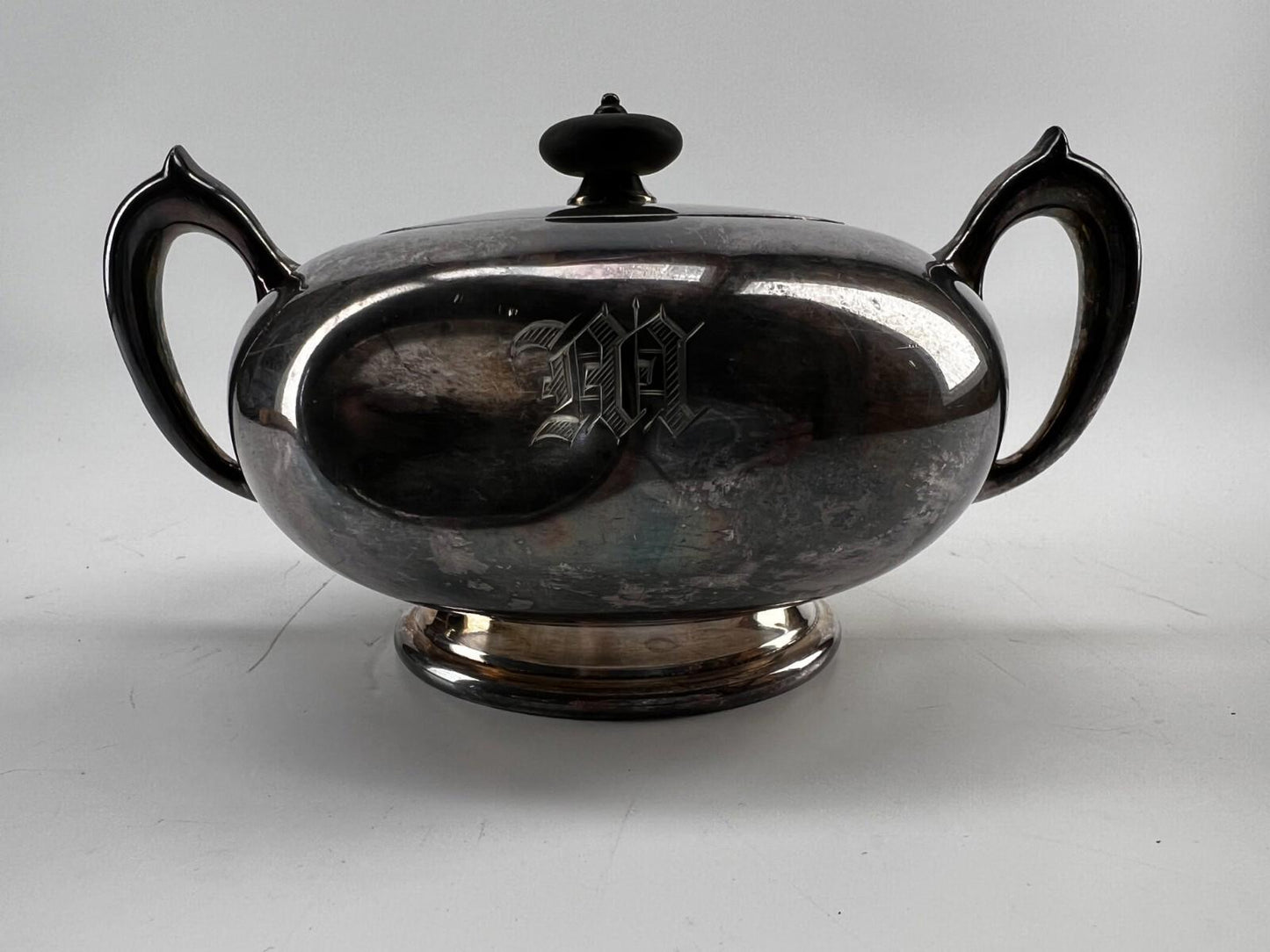 Vintage Wm A Rogers Silver Plate Tea Pot Set - 3pcs