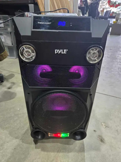 Pyle Portable Bluetooth Karaoke Speaker Radio