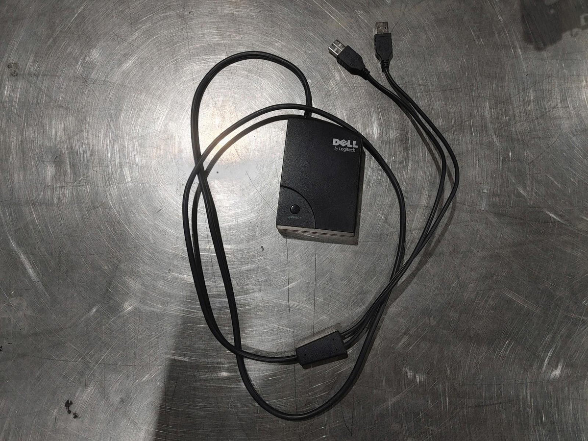 GOOD CONDITION Dell by Logitech Mouse and Keyboard USB Receiver Black