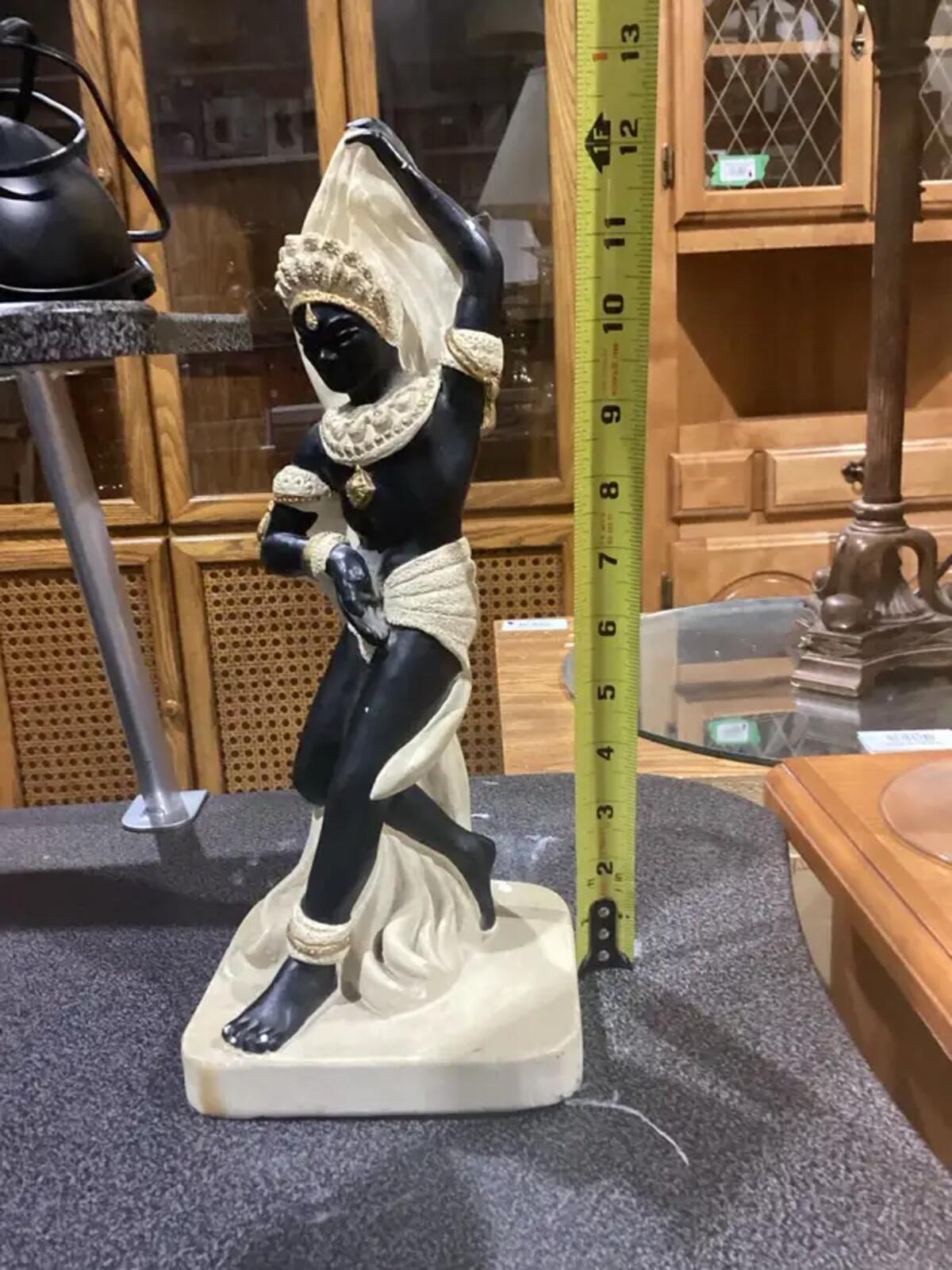 Favorware Chalkware Vintage Collectable Ballet Dancer Statue