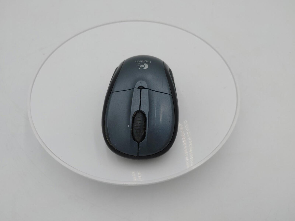 Good Condition Logitech Wireless USB Mouse M-RBS136 Grey Tested Working