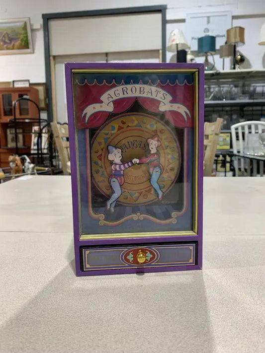 Acrobats Music Box with draw