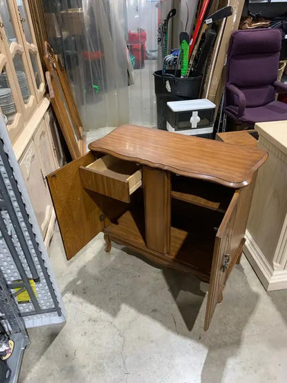 Vintage Wooden Cabinet with drawer