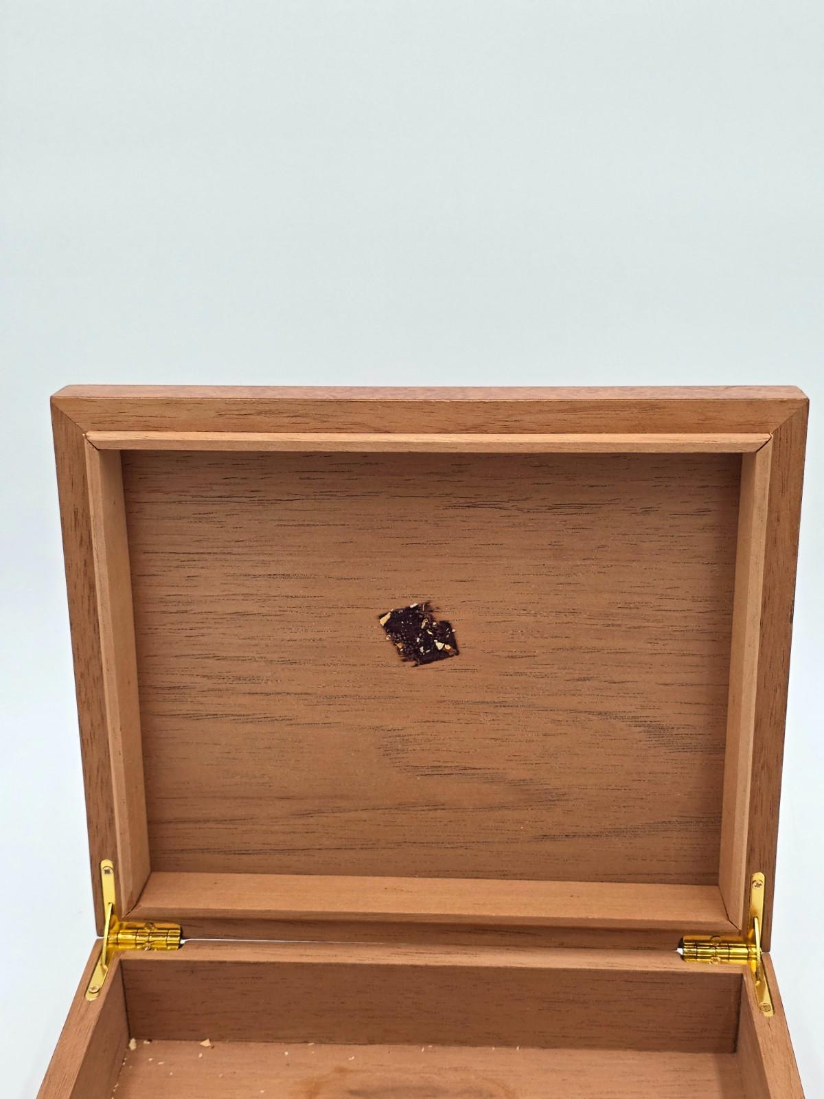 Quality Importers Trading Co Humidor Supreme Brown Wood Cigar Storage Box