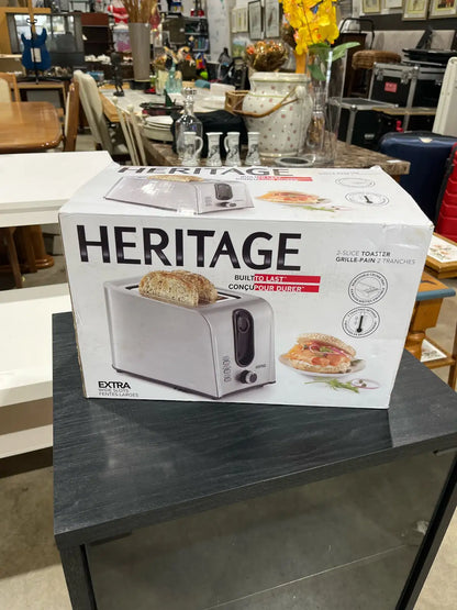 Brand New Heritage Extra Wide Slots Toaster s Steel, 2-Slices