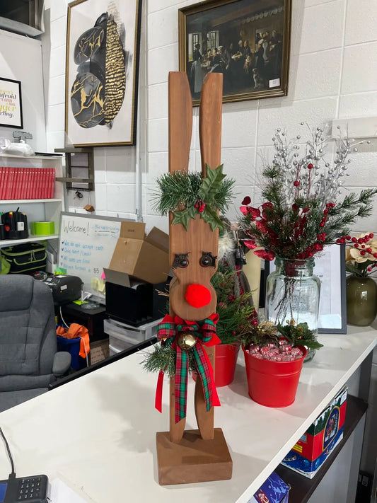 Wooden Reindeer Decoration