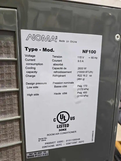 Noma Portable Air Conditioner - 10000 BTU