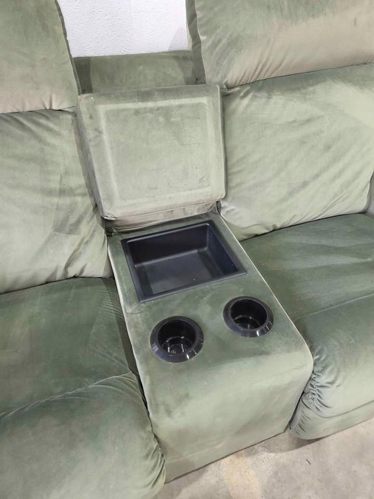 Green La-Z-Boy 2-Seat Power Recliner Loveseat