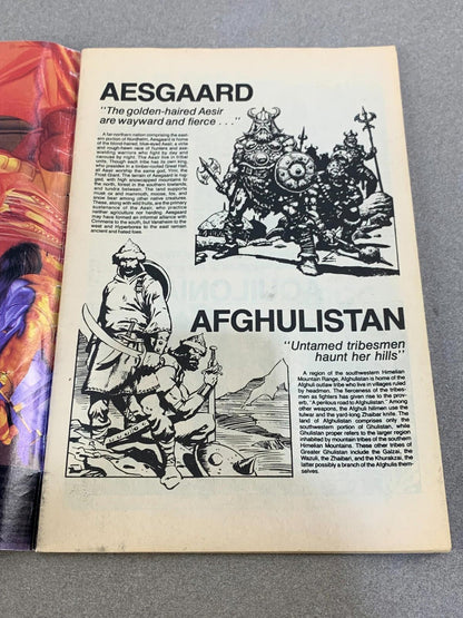Official Handbook of the Conan Universe 1 Variant Comic REH Barbarian Ernie Chan