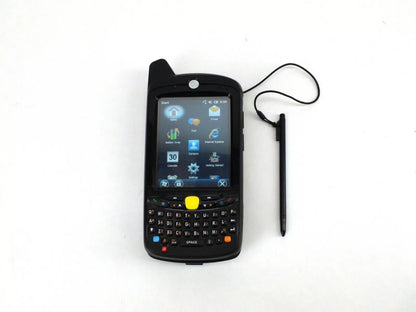 Motorola Zebra MC67NA Computer/Barcode Scanner With Cradle, Handle Grip, Adapter
