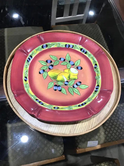 Platter and Serving Bowl Set - Pottery by Laurie Gates
