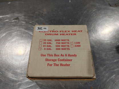 Good Condition Electro-Flex Heat Inc. Drum Heater Pair Orange Tested Working