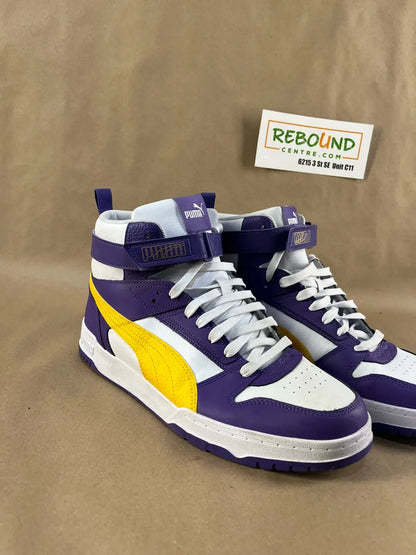 PUMA RBD Game Sneakers – White / Prism Purple (Men’s US 12)