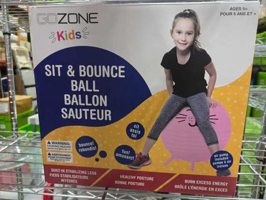 GoZone Kids Sit & Bounce Ball - Pink