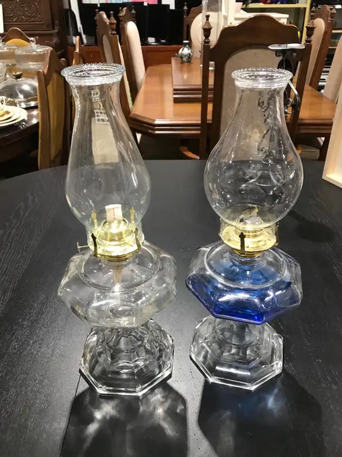 Oil/Fluid Lamps - 2 Available