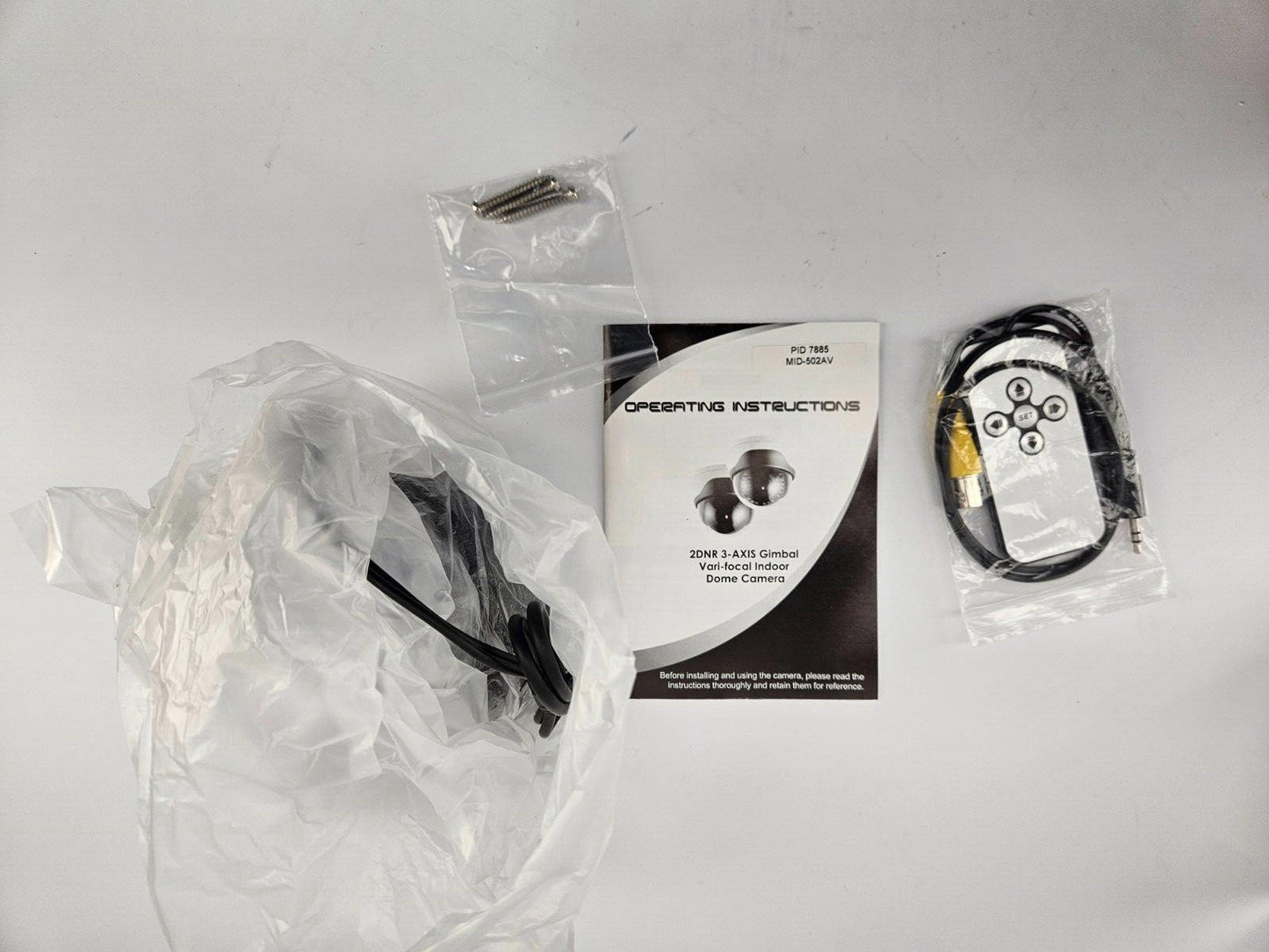 Monoprice Dome Camera PID 7885 MID-502AV 2.8mm