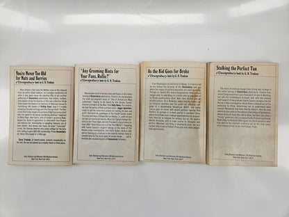 Lot of 4 - A Doonsbury Book Series by GB Trudeau  Paperbacks M