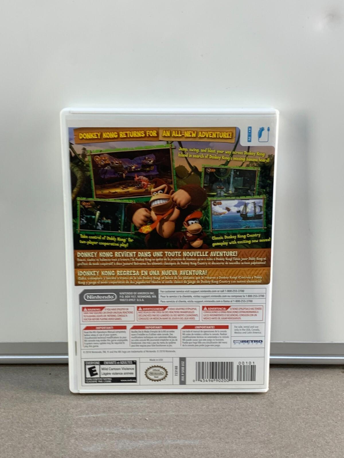 Donkey Kong Country Returns Nintendo Wii Complet CIB