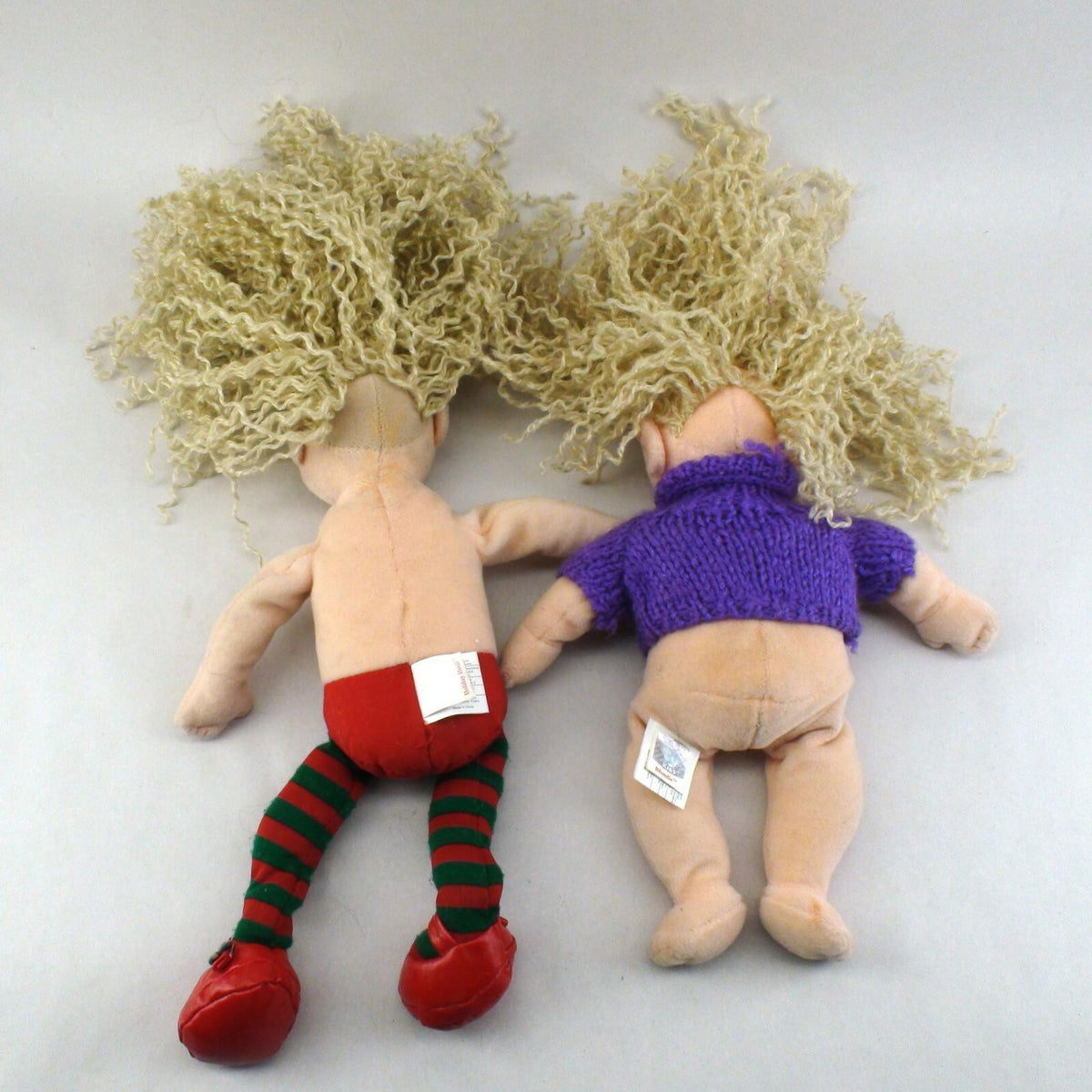 Poupées Ty Blondie et Holiday Heidi avec pull Zoe, sans pull de Noël ni nœud