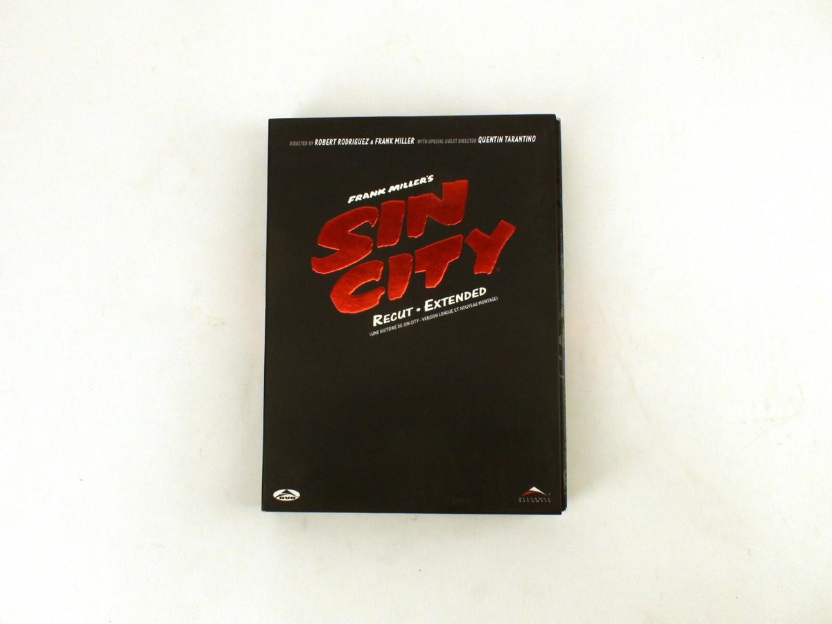 Sin City Special Edition DVD - Recut And Extended W Graphic Novel - Frank Miller