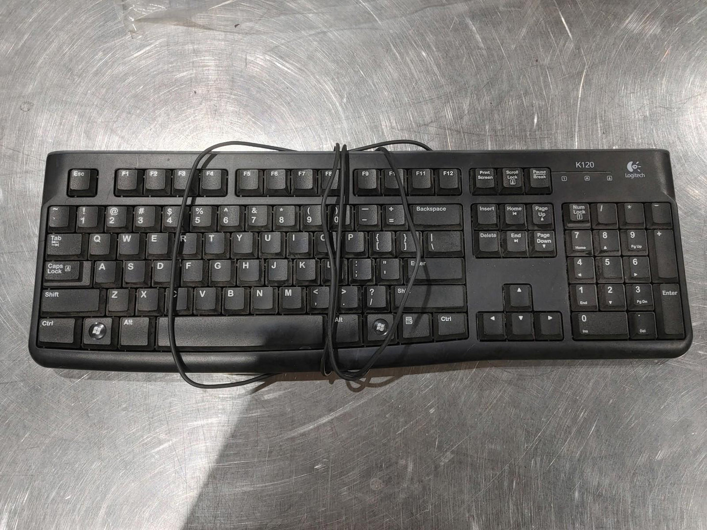 Logitech K120 USB Keyboard Black - Fair
