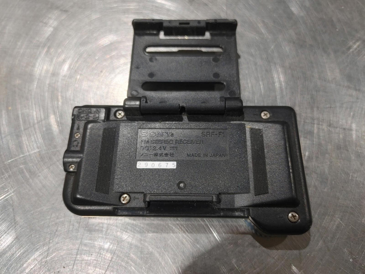 Bon état, récepteur stéréo FM SONY Walkman SRF-F1 noir/gris, non testé
