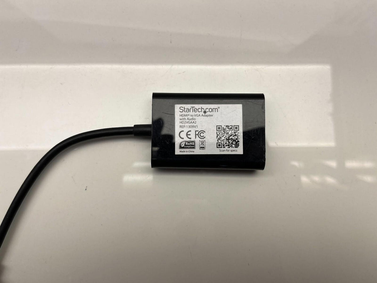 StarTech HDMI to VGA Adapter With Audio HD2VGAA2