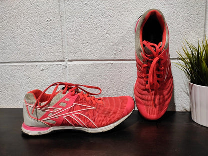 Reebok Crossfit Nano Speed Cherry Mesh Red Grey Training Shoe Men's 8.5