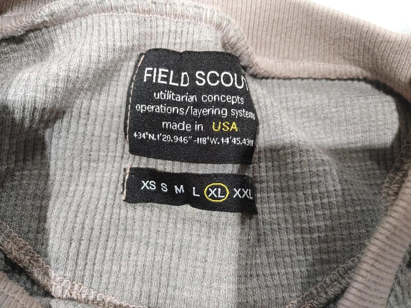 Brand New Field Scout Mens Polo Grey Size XL